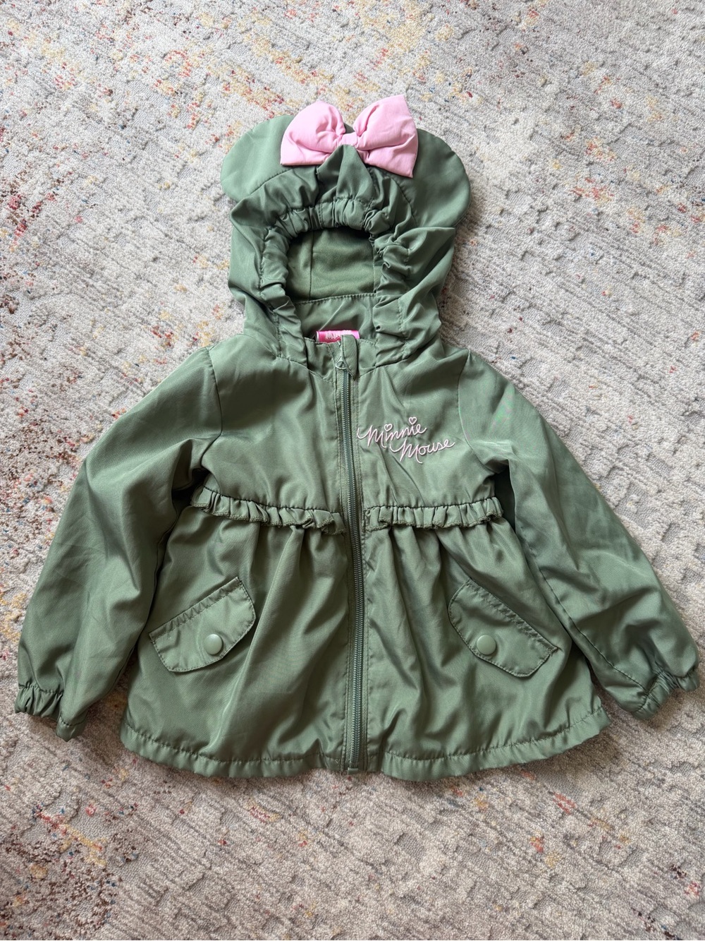Minnie Mouse Hooded Jacket Size 2T
